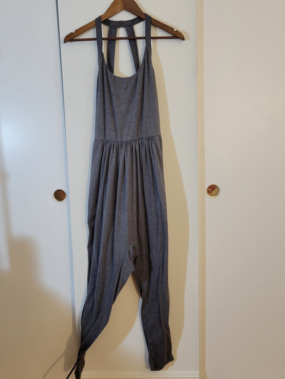 Haloa Gray Women's Relaxed Harem Jumpsuit